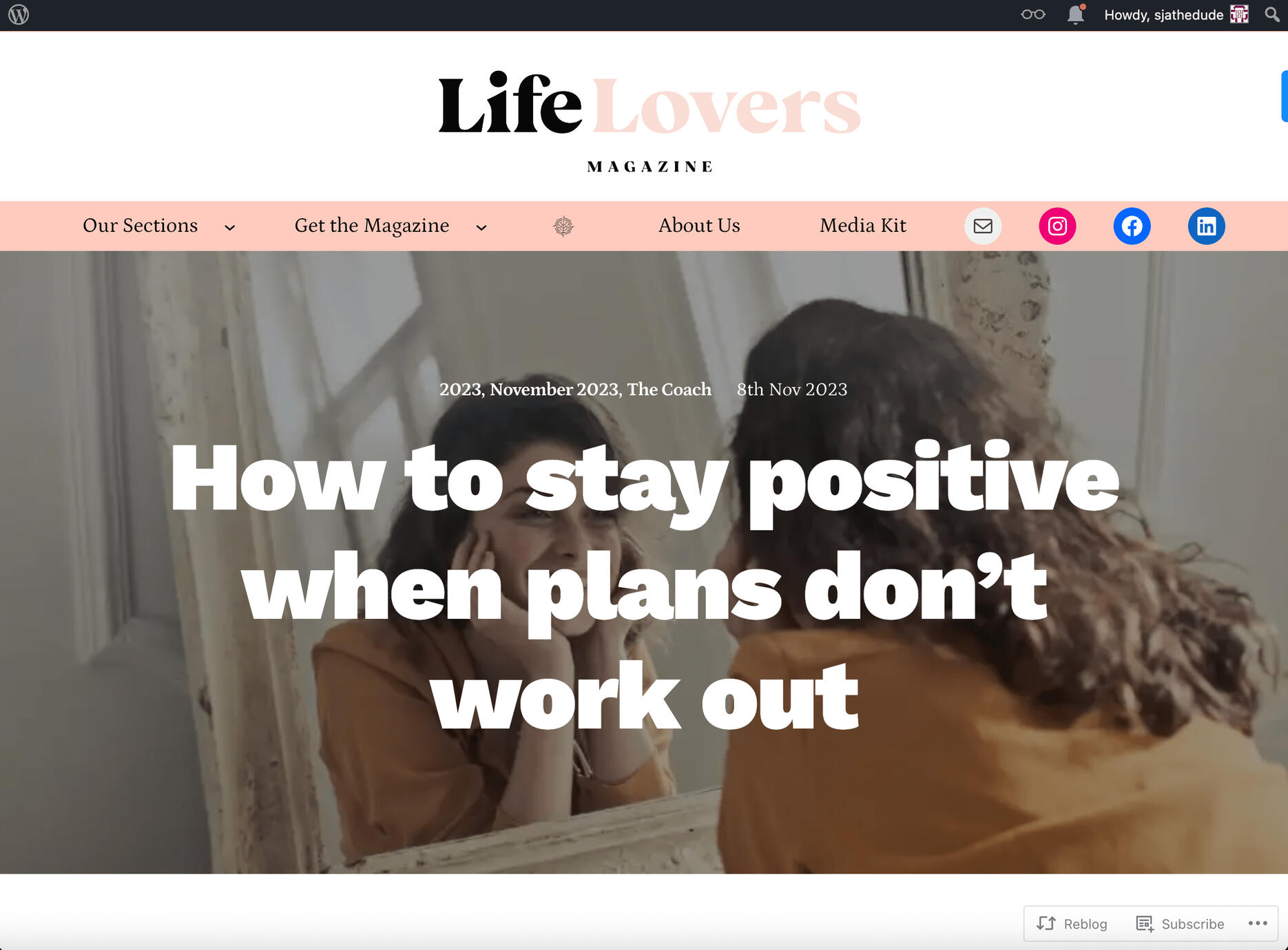 How to stay positive when plans don’t work out