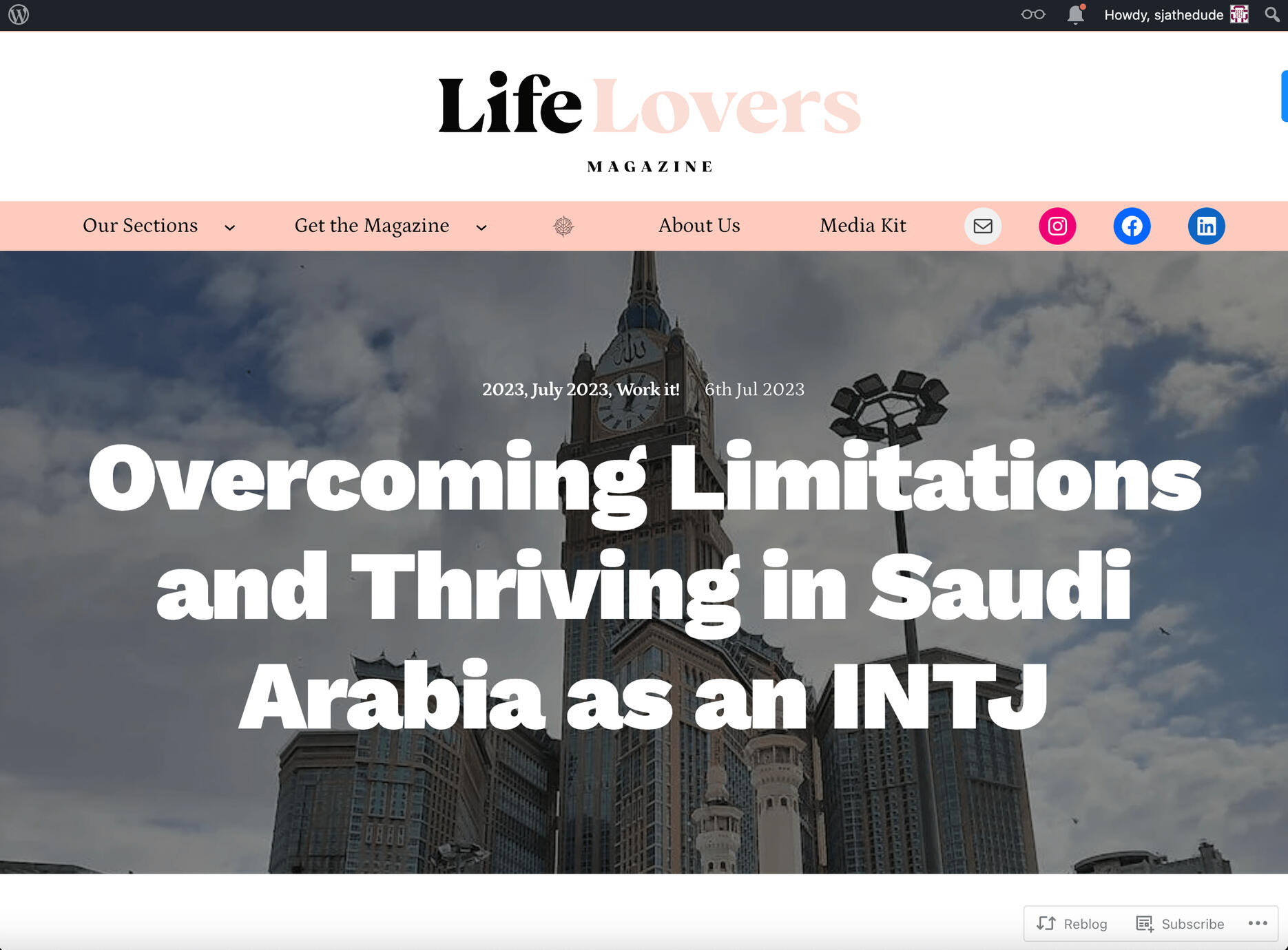 Overcoming Limitations and Thriving in Saudi Arabia as an INTJ