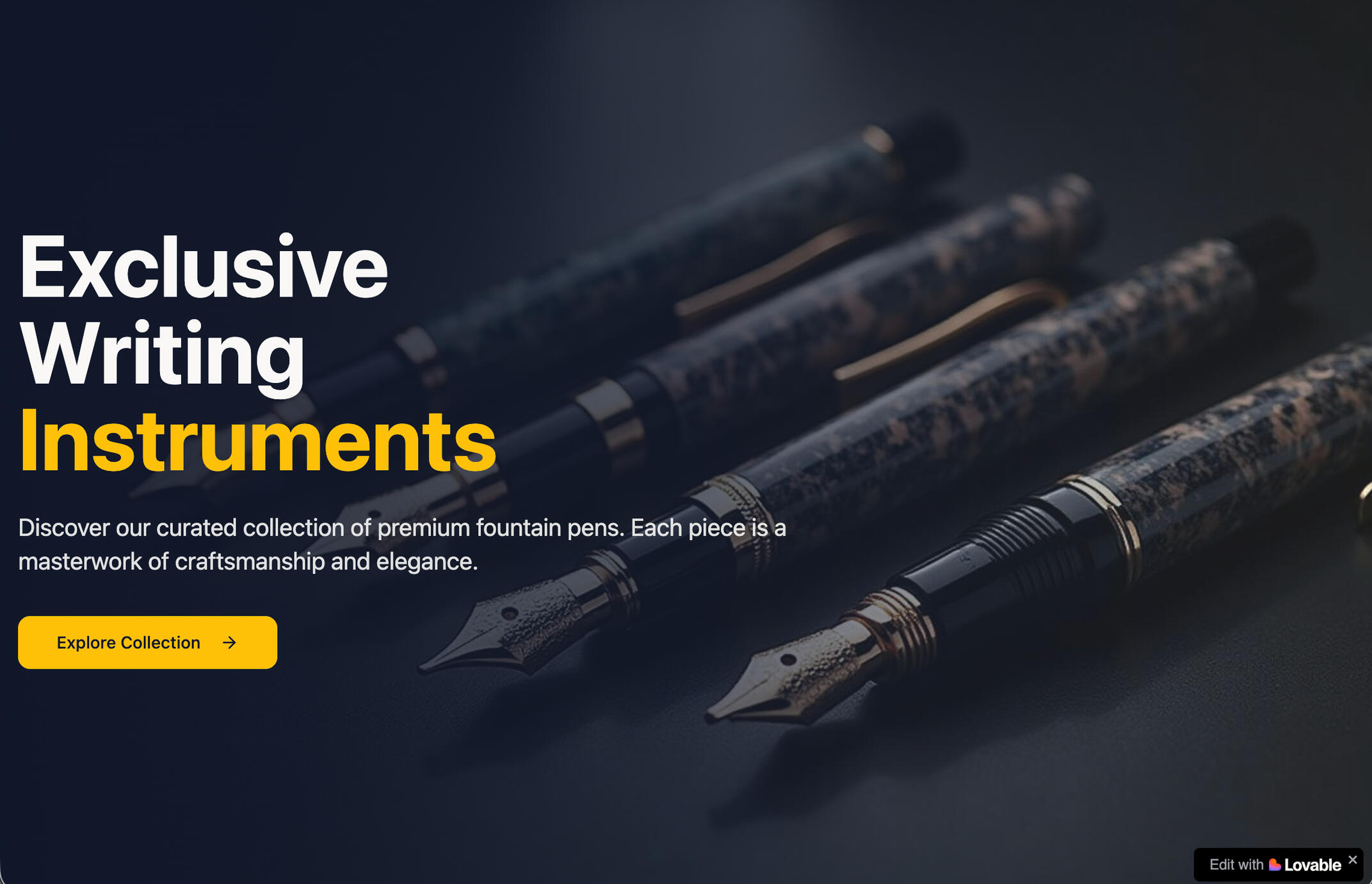 Exclusive Pens (Lovable)