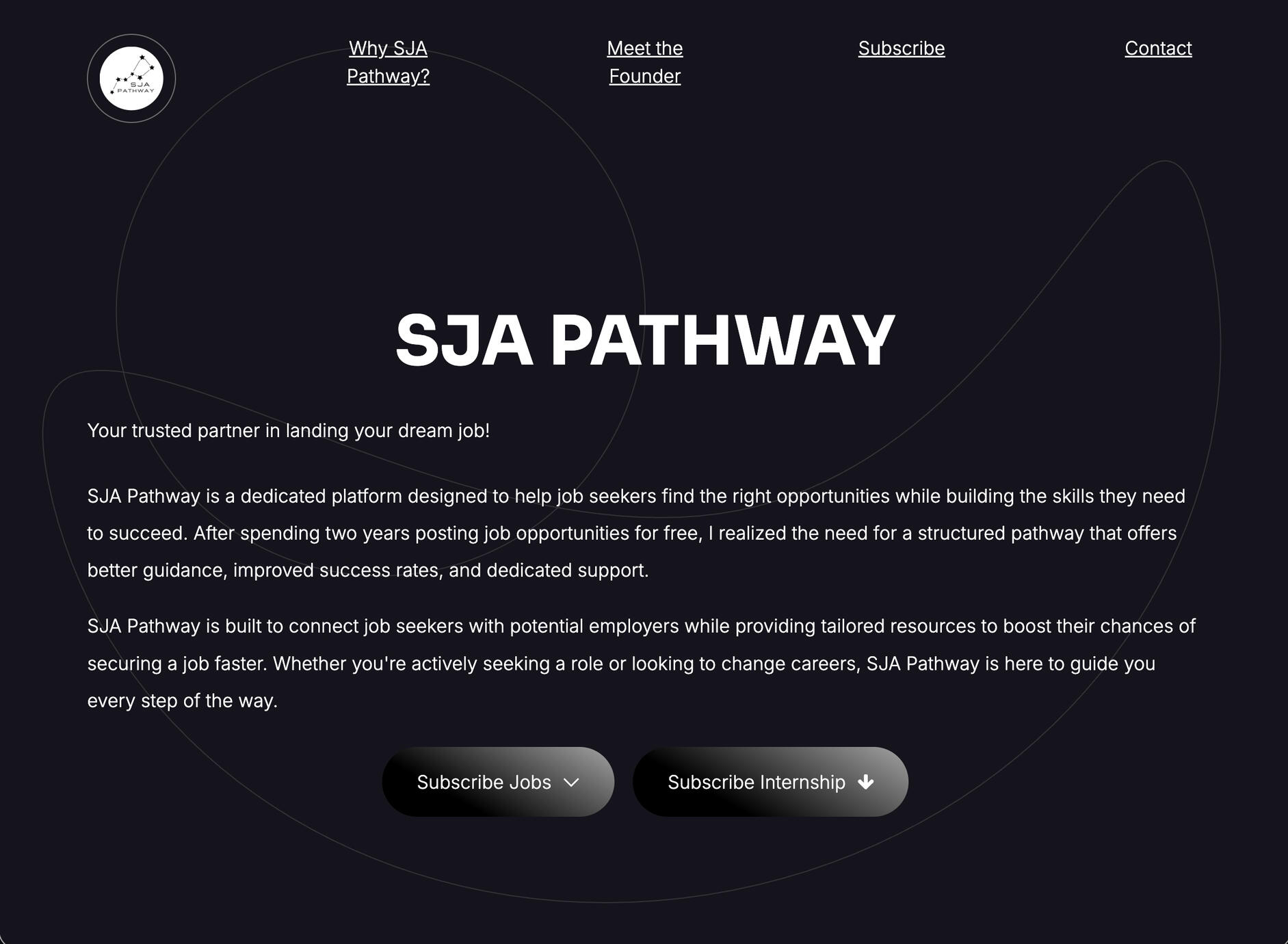SJA Pathway Website (Carrd)