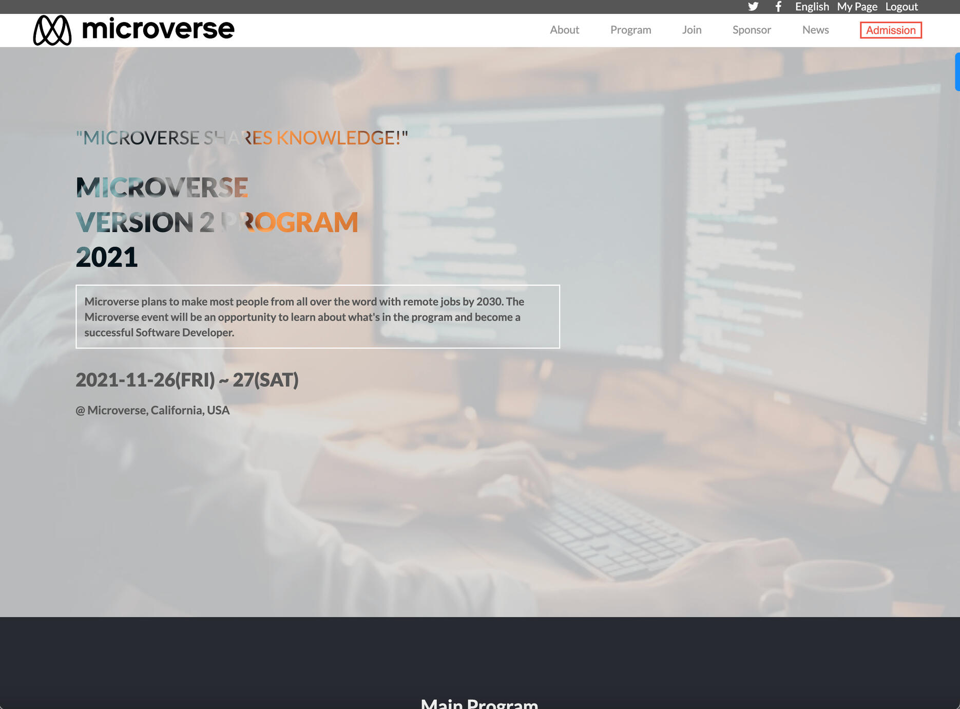 Microverse (HTML/CSS/JS)