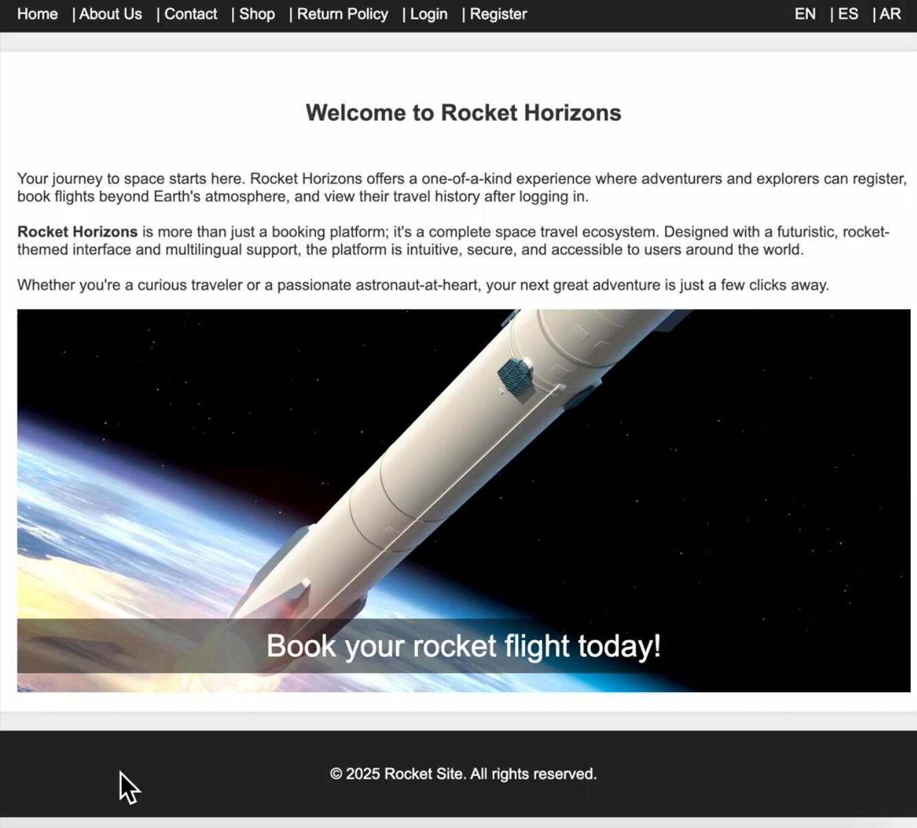 Rocket Horizons (PHP)