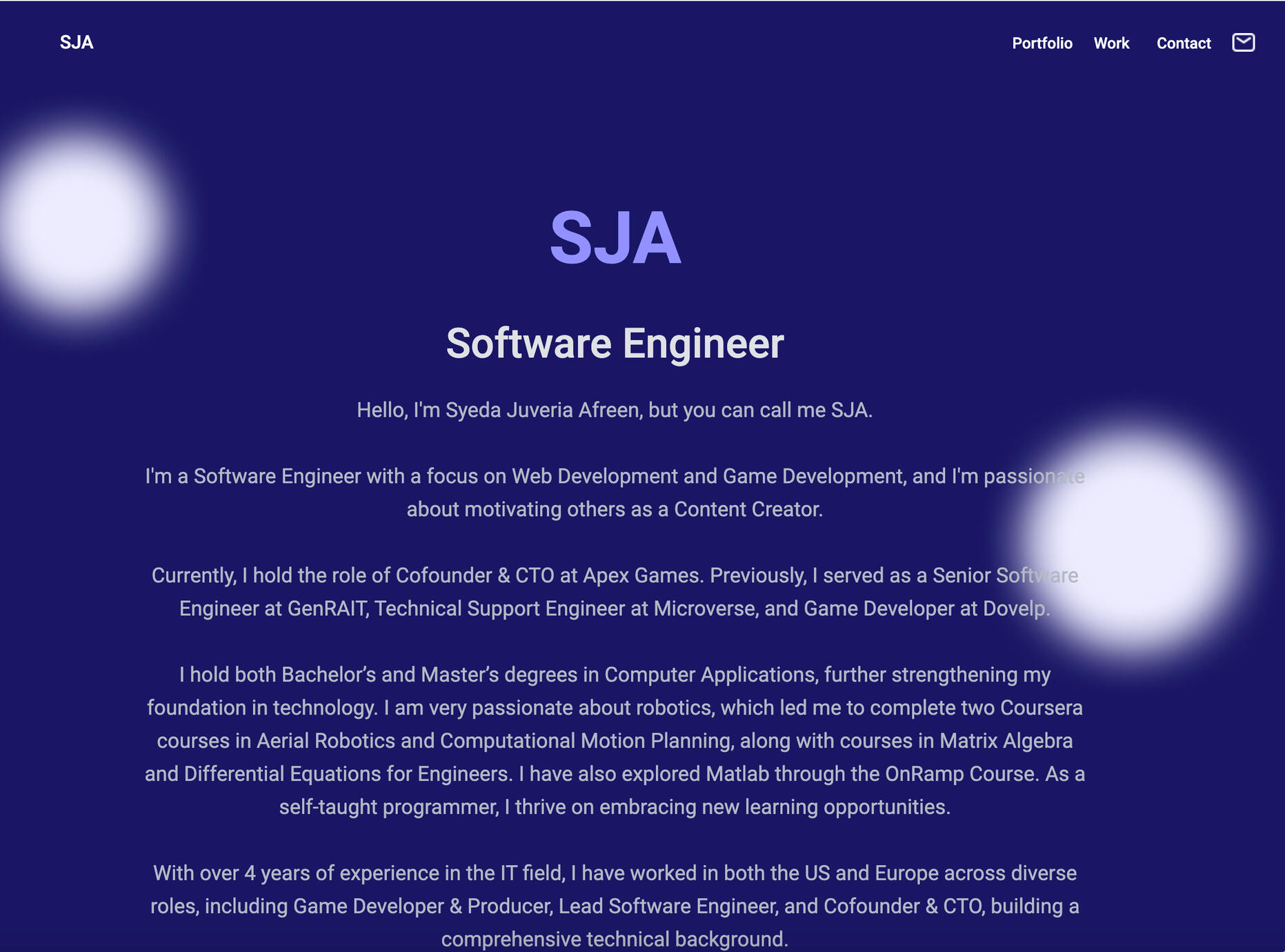 SJA Portfolio (HTML/CSS/JS)