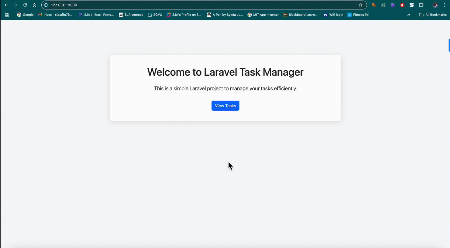 Task Manager (PHP, Laravel, MYSQL)