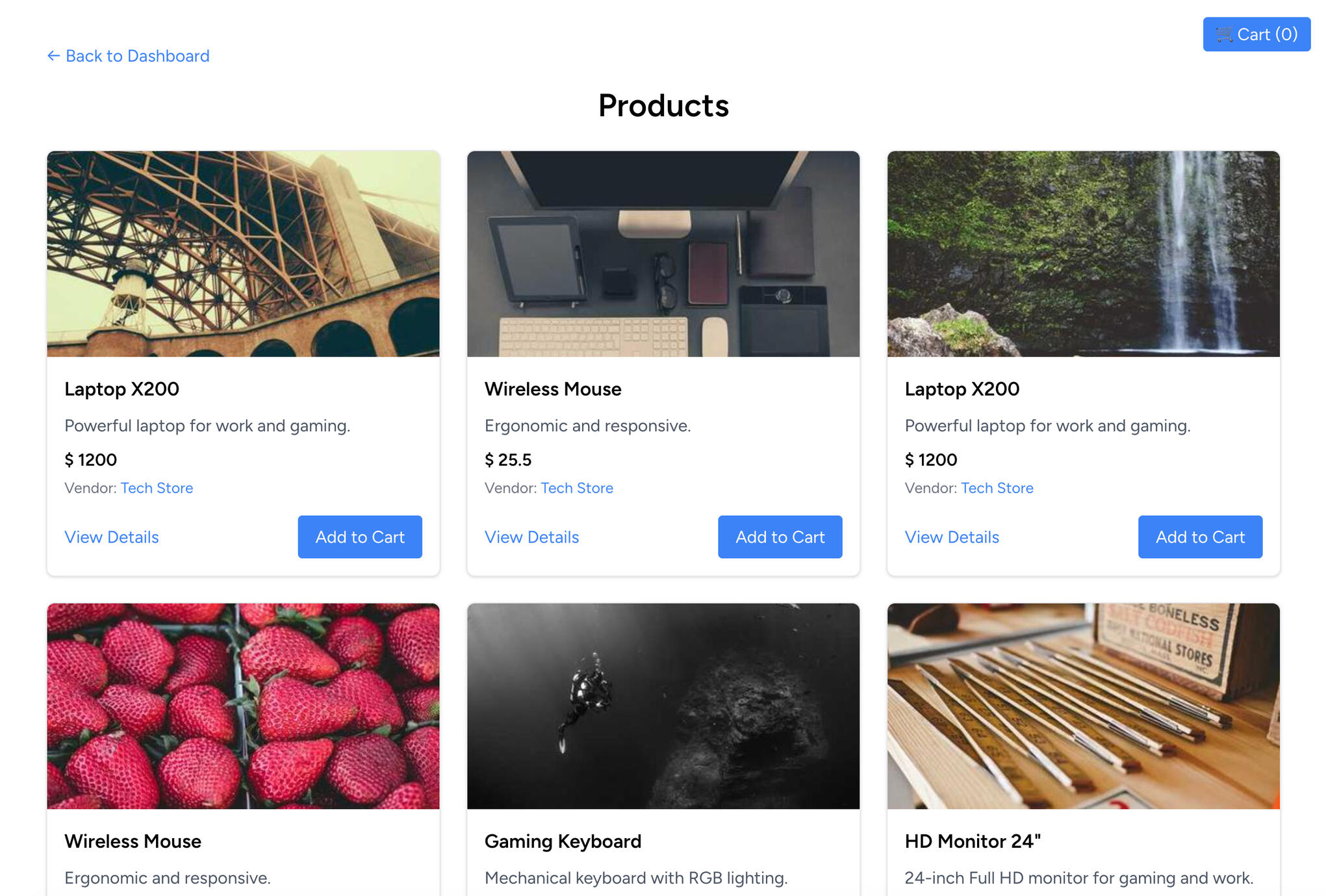 MultiVendor MarketPlace (Laravel, Vite, Vue 3, SQLite)